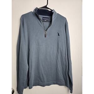Local Boy Outfitters 1/4 Zip Pullover Men's Small Blue Quarter Zip Light